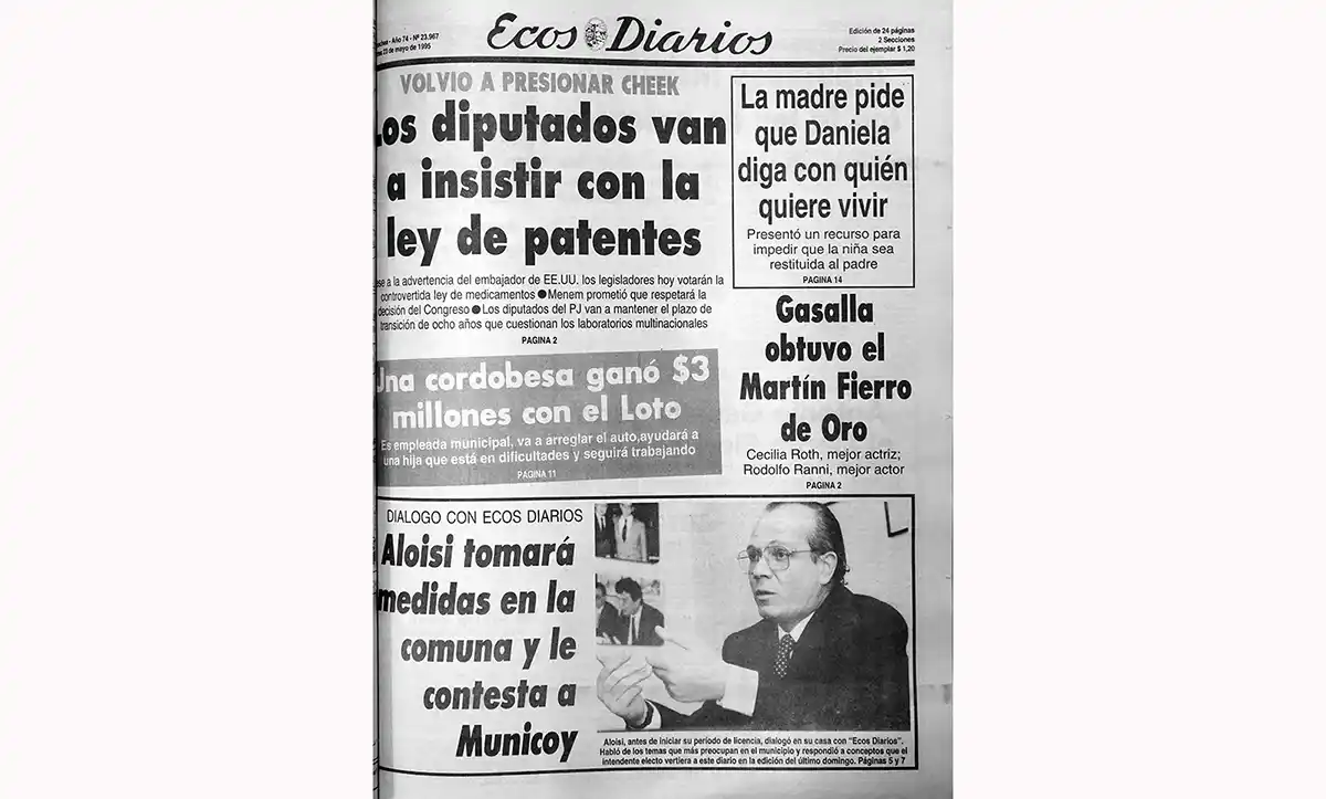 Martes 23 de mayo de 1995