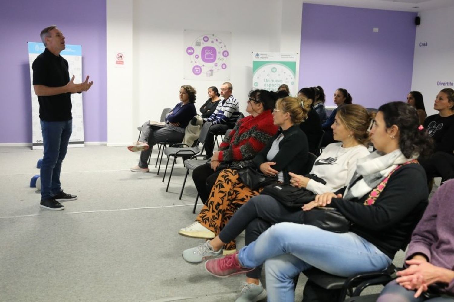 Pablo Pettinati, instructor comunitario y paramédico.