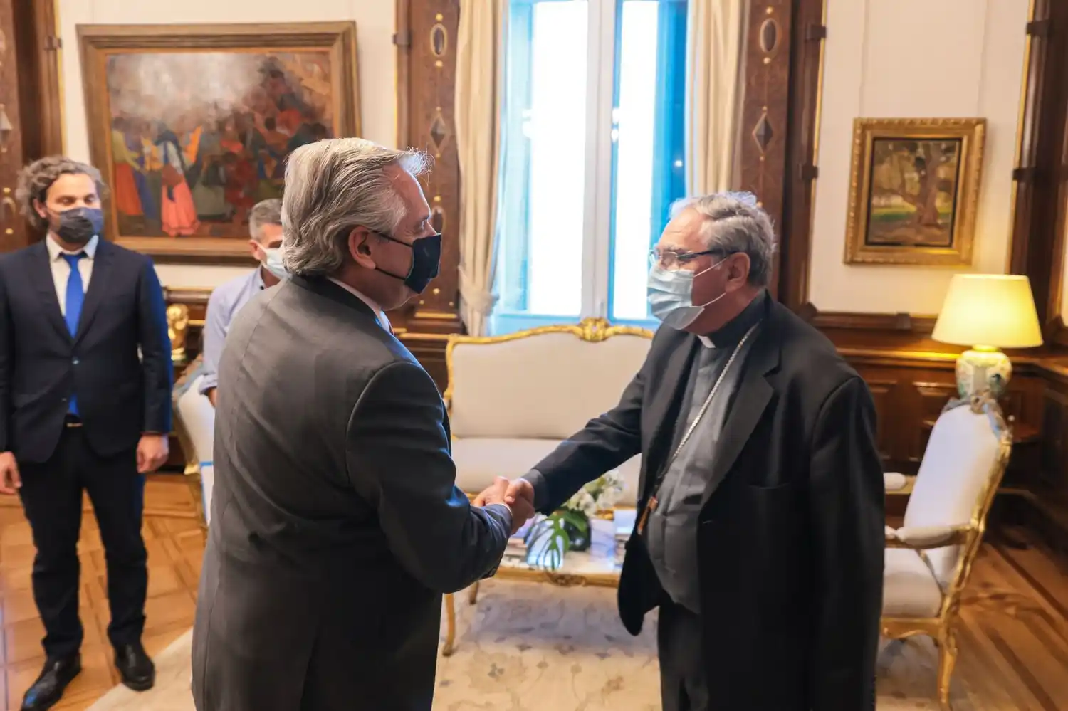 Fernández recibió a cúpula de Iglesia por primera vez desde aprobación del aborto