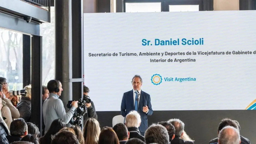 El ministro de Turismo, Daniel Scioli.