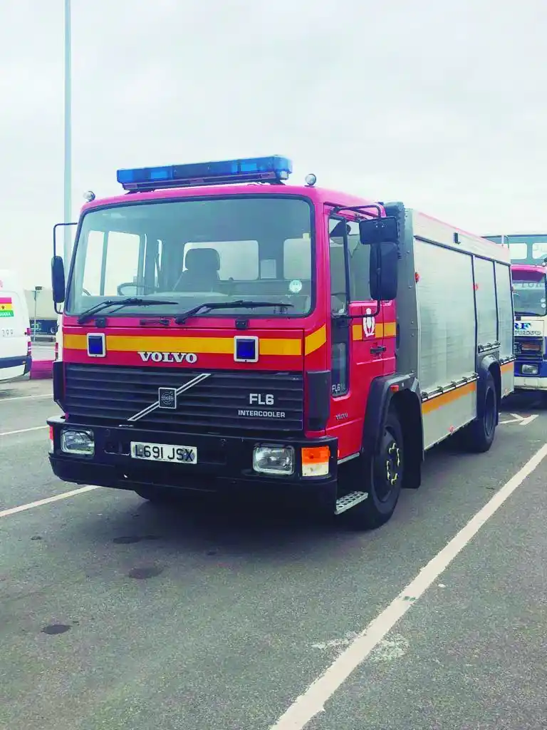 Bomberos espera un nuevo camión procedente de Escocia