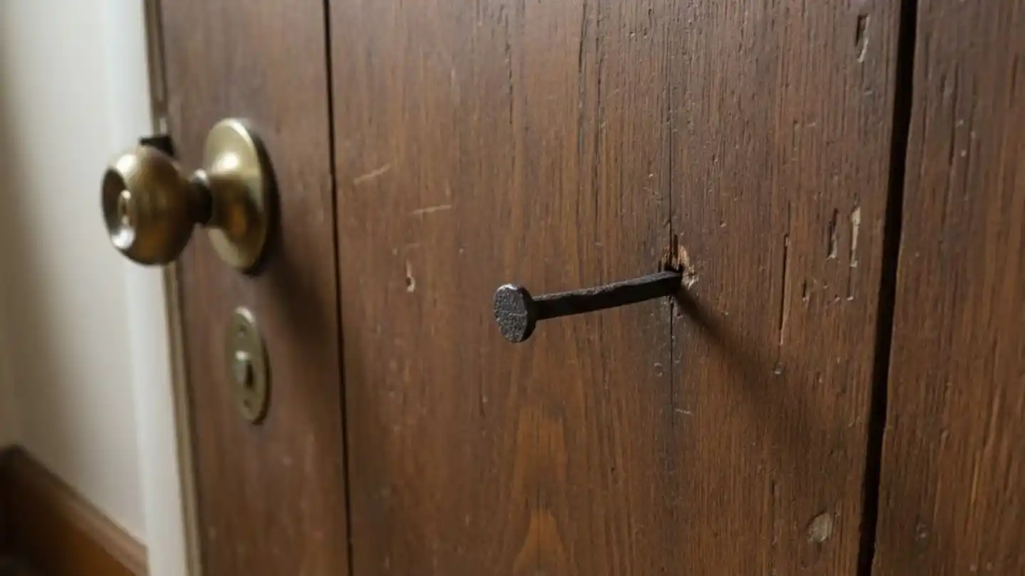 ¿Sirve poner un clavo detrás de la puerta para alejar las malas energías?