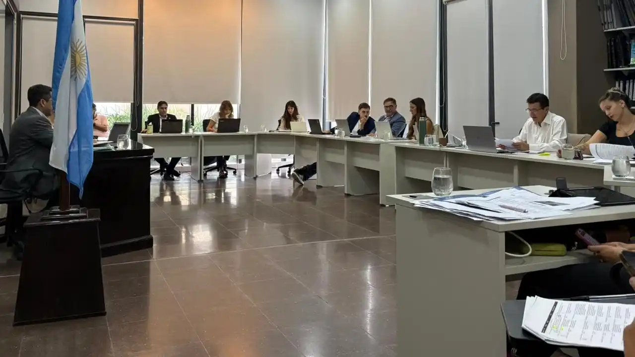 El Concejo Deliberante sesionando este jueves.