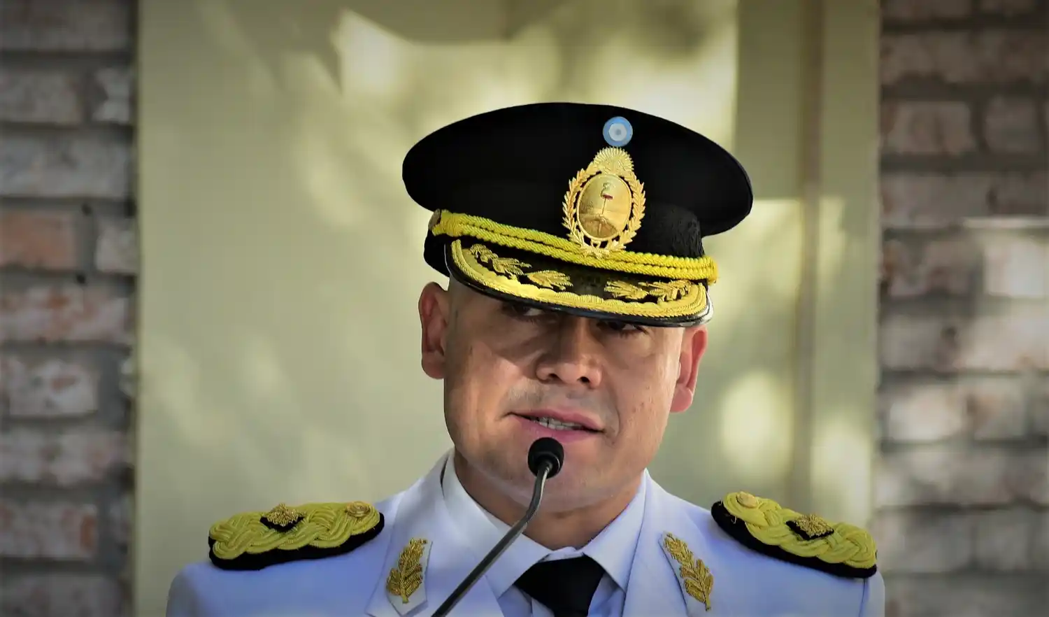 Comisario mayor Cristian Gómez.