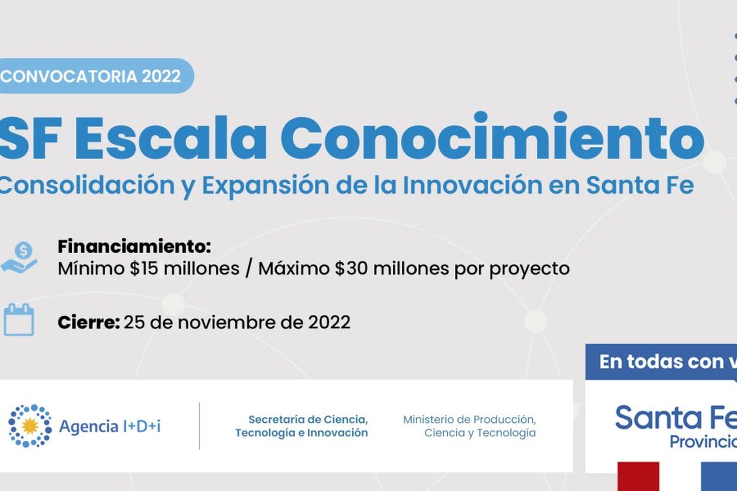 Provincia y Nación financiarán proyectos de innovación tecnológica de pymes