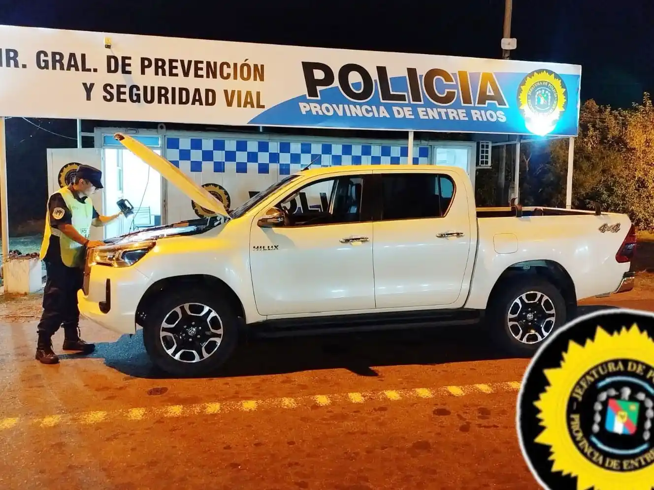 Secuestro vehicular y detención