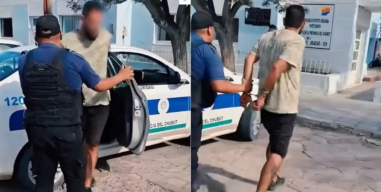 El trató de descartar un encendedor cuando fue descubierto por la Policía.
