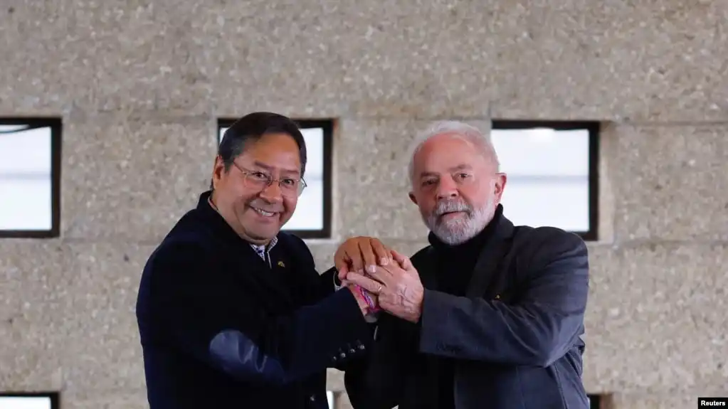 Lula promete a Arce interceder para el ingreso de Bolivia al Mercosur