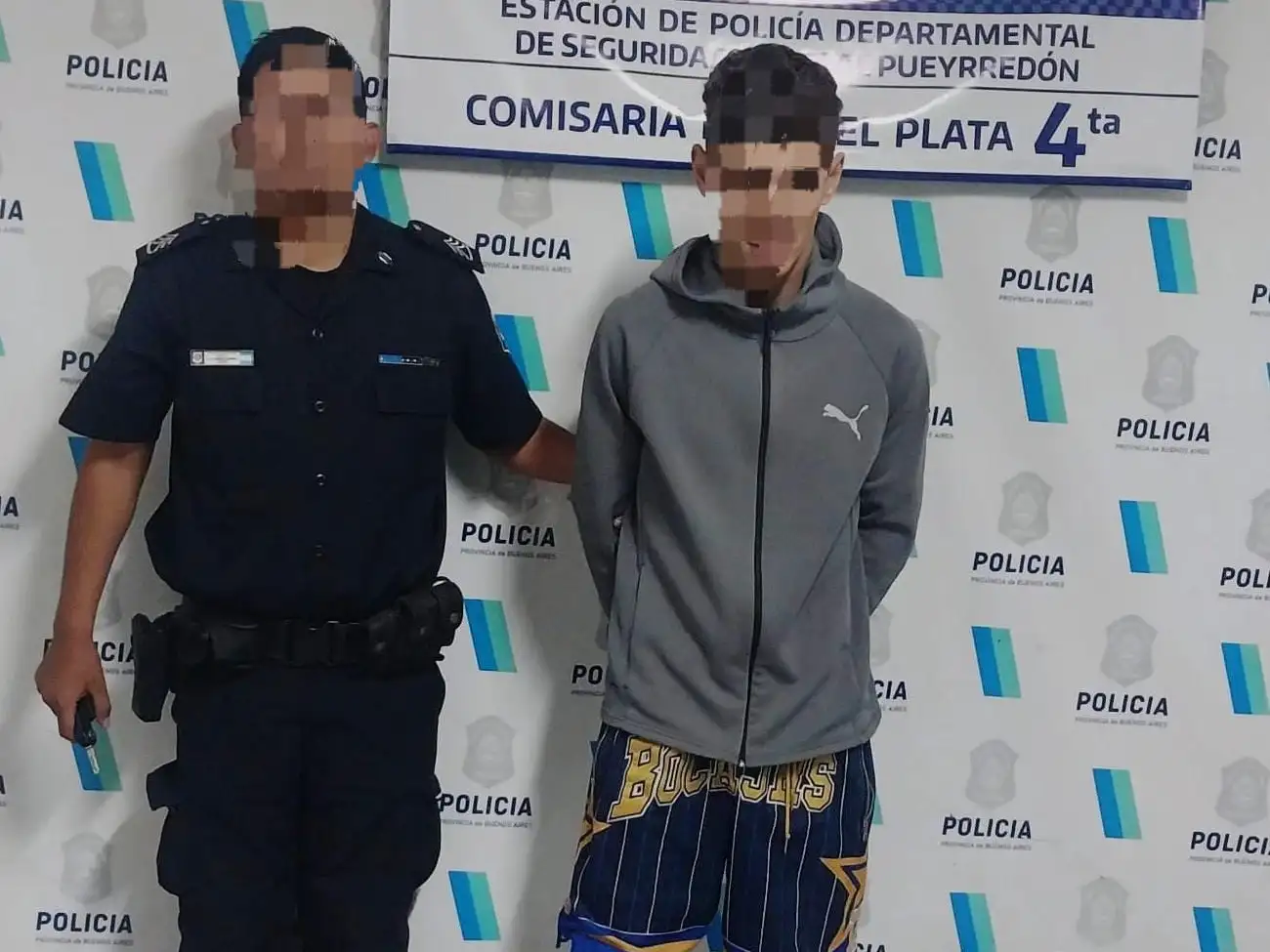 Circulaban en un auto robado y con patente falsa: terminaron aprehendidos