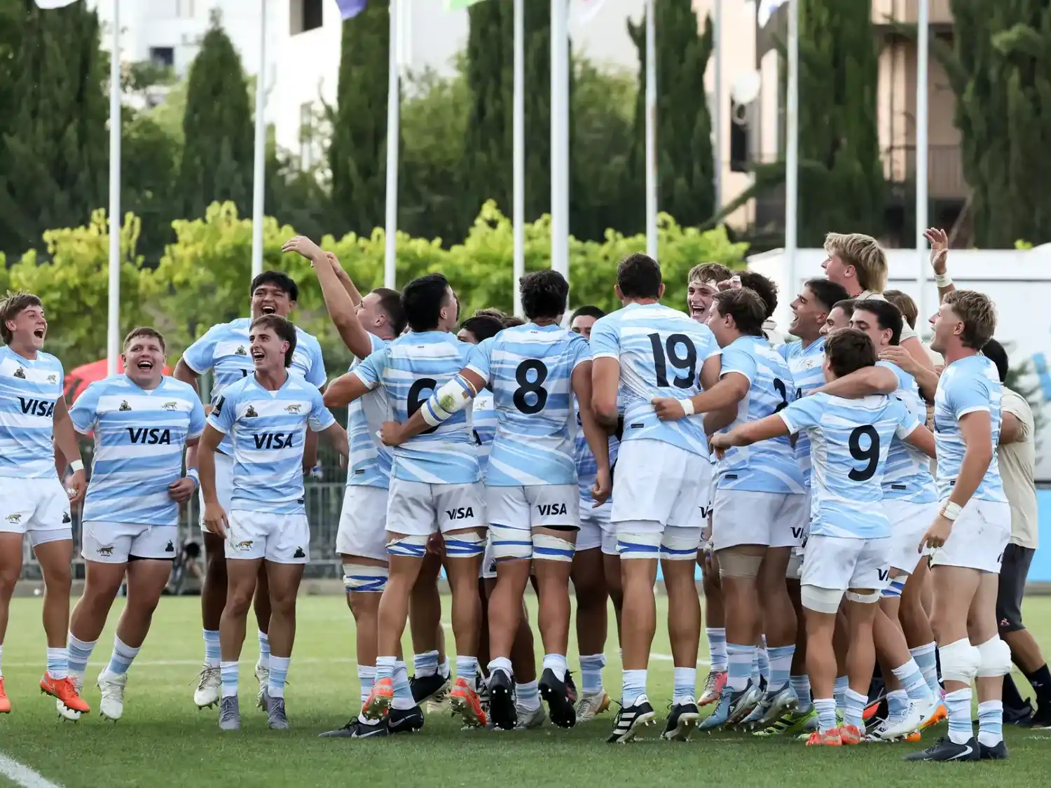 Los Pumitas enfrentan a las 8:30 a Inglaterra por el pase a semis del Mundial M20.Foto: @lospumitasarg