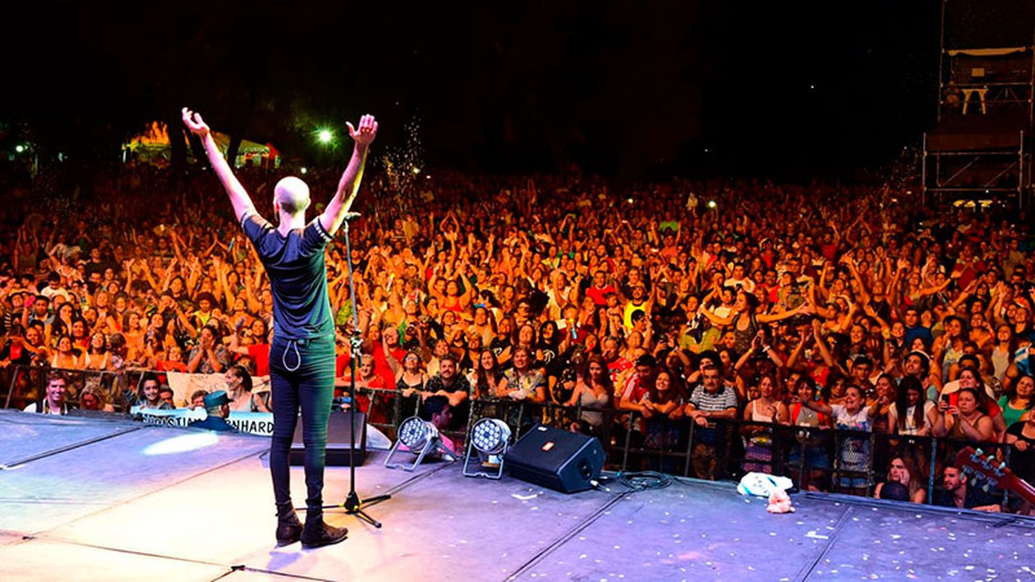 Tras la lluvia, reprogramaron la presentación de Abel Pintos en Fiesta Nacional de la Playa