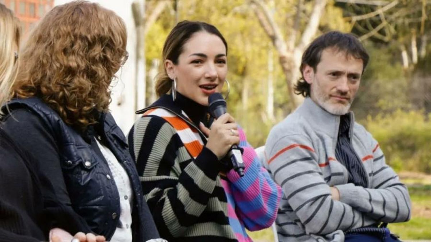 Thelma Fardin encabezó una charla sobre ESI