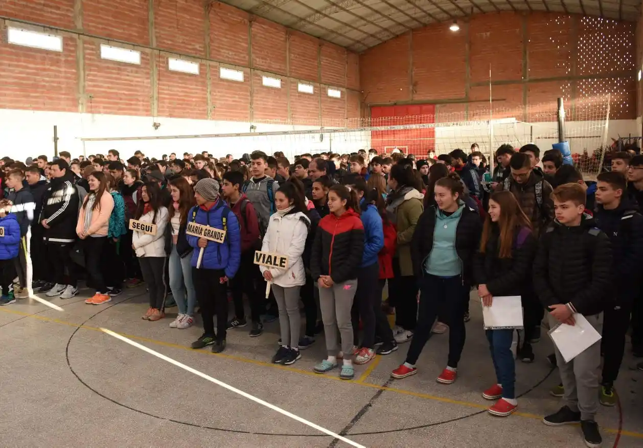 Crespo es anfitrión de la etapa departamental de los Juegos Deportivos Evita