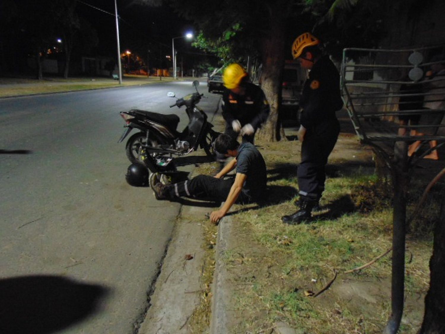 Venado Tuerto: chocó un perro con la moto y terminó en el hospital 