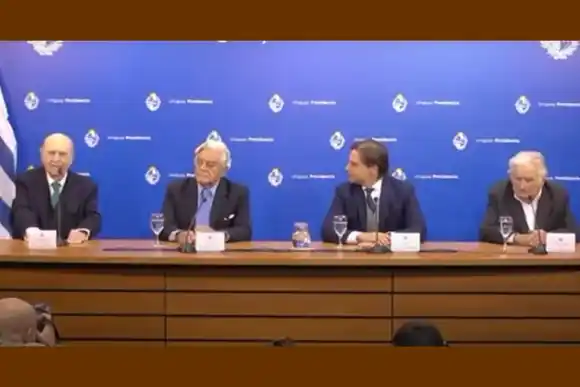 A 50 años del golpe más sangriento de Uruguay, se juntaron los presidentes de la democracia