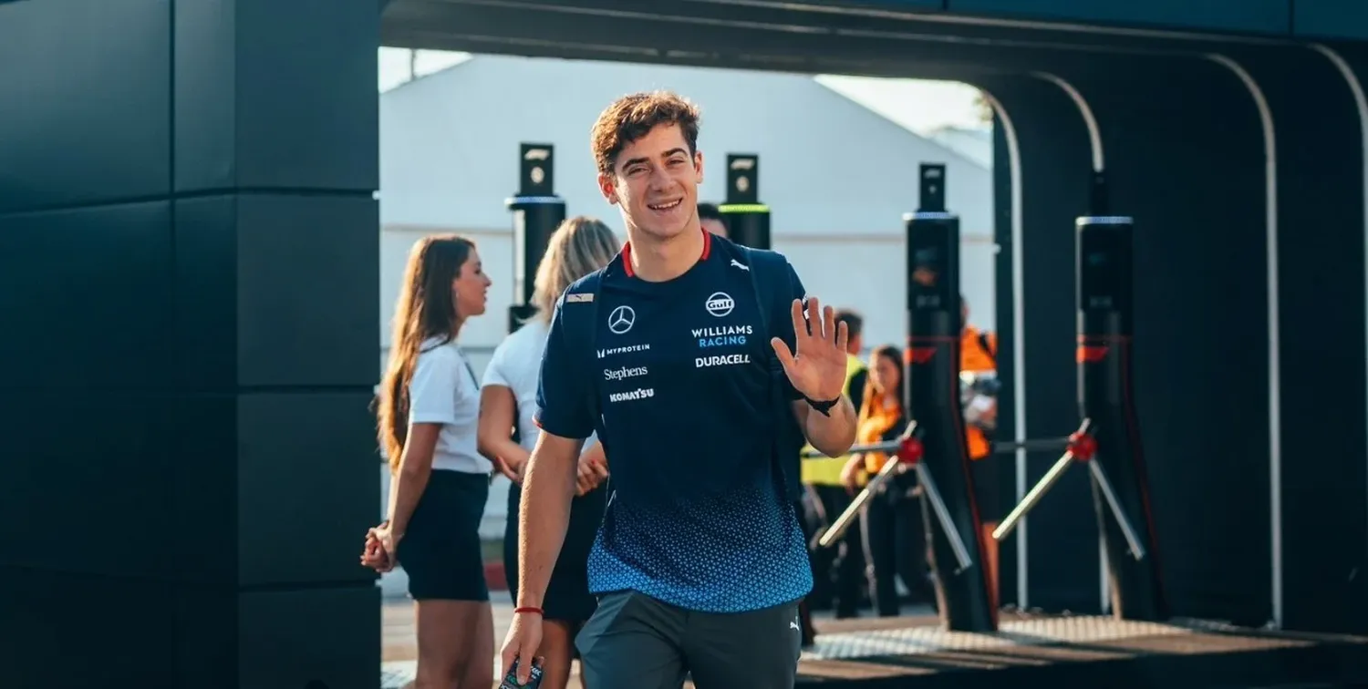 Franco Colapinto ya es piloto oficial de Fórmula 1. Crédito: Williams Racing