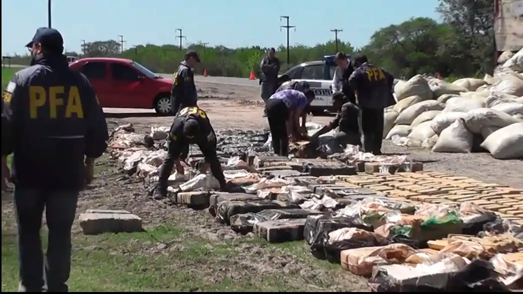 Incautaron una importante cantidad de marihuana en un operativo realizado en Ruta 127