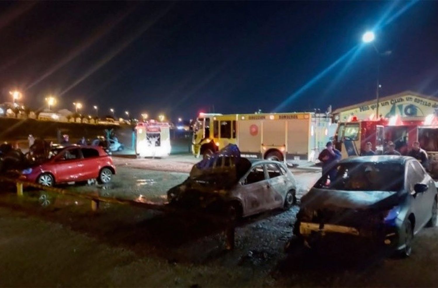 De terror: quemaron los autos de jugadores de Aldosivi tras la derrota ante Godoy Cruz