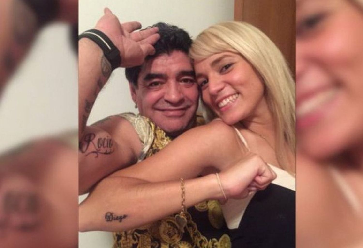 Diego Maradona se tapará el tatuaje dedicado a Rocío Oliva