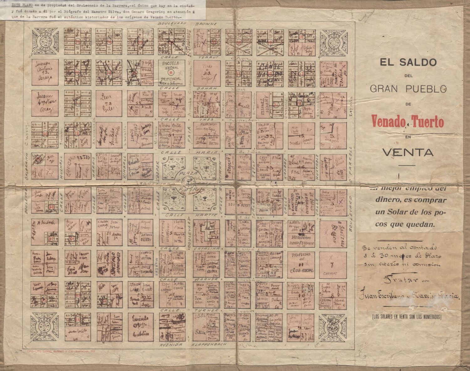 Reconocimiento al proyecto de capacitación sobre “Recorridos historiográficos de Venado Tuerto”