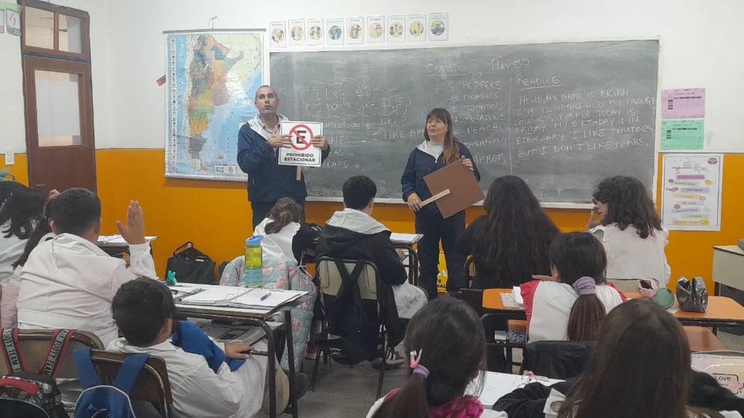 Con charlas a más de 200 alumnos de la Escuela 50 continuaron las jornadas sobre educación vial