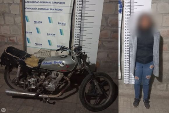 Detienen a una mujer con más de 20 gramos de cocaína y una moto robada