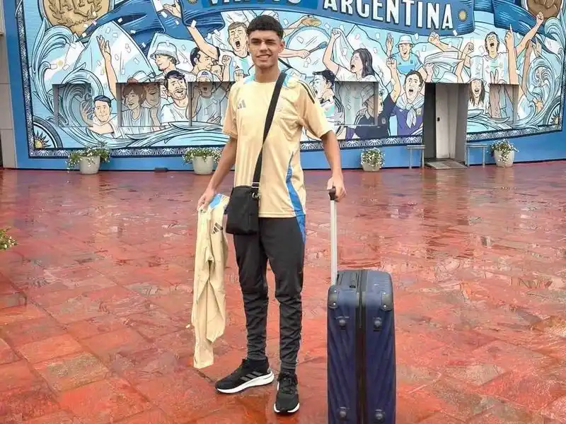 El formoseño Emiliano Núñez entrena
con la Selección Argentina Sub 20