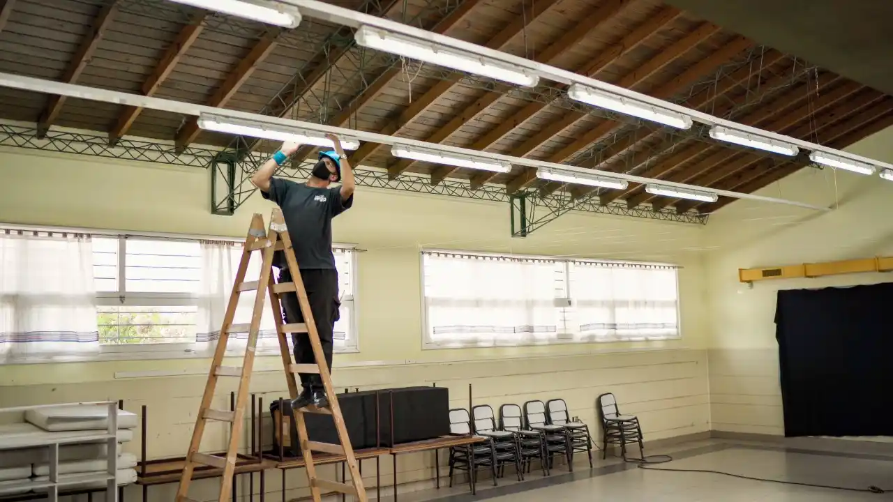 Avanzan a buen ritmo las obras en el Jardín Municipal N° 12