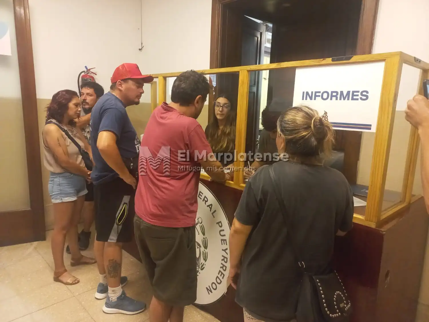 Grabois en la municipalidad de Mar del Plata.