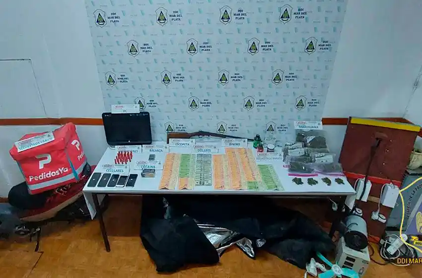 Desmantelan una banda dedicada al delivery de droga