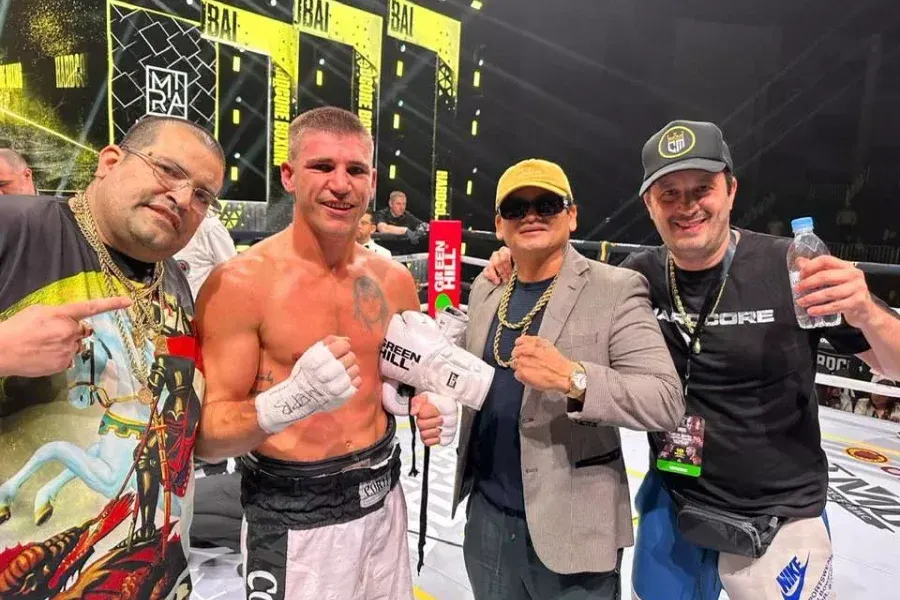 Víctor Exner ganó en Dubai por KO técnico