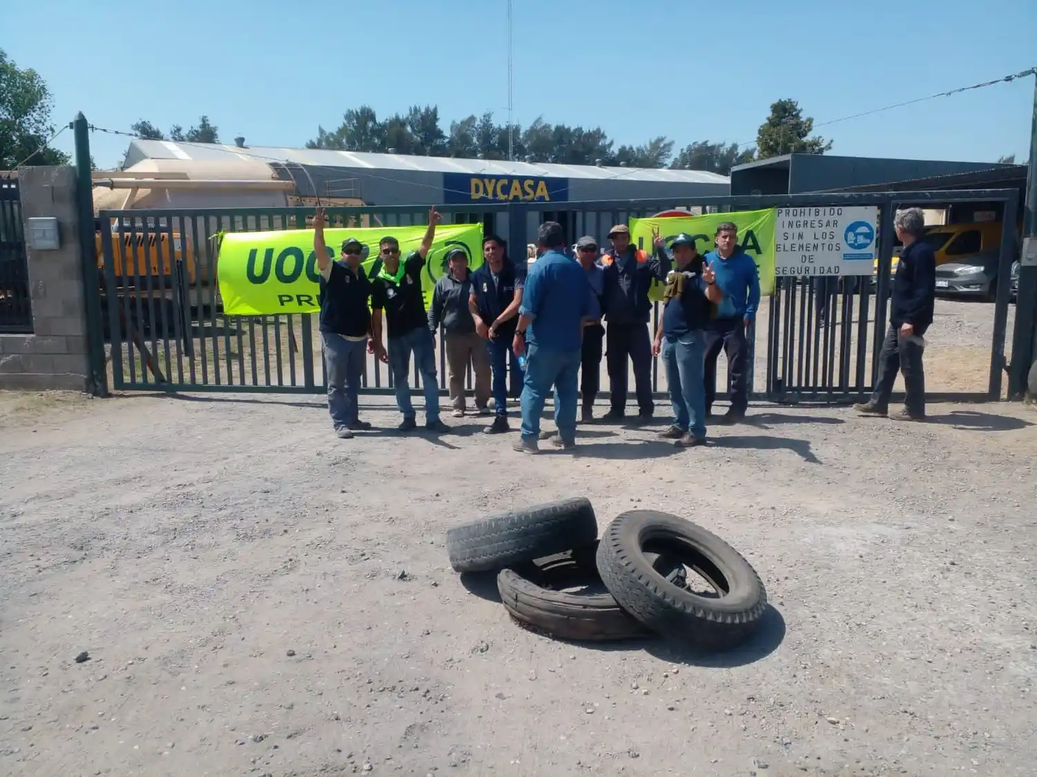 Conflicto en Dycasa: sigue el paro a la espera de una audiencia en el Ministerio de Trabajo