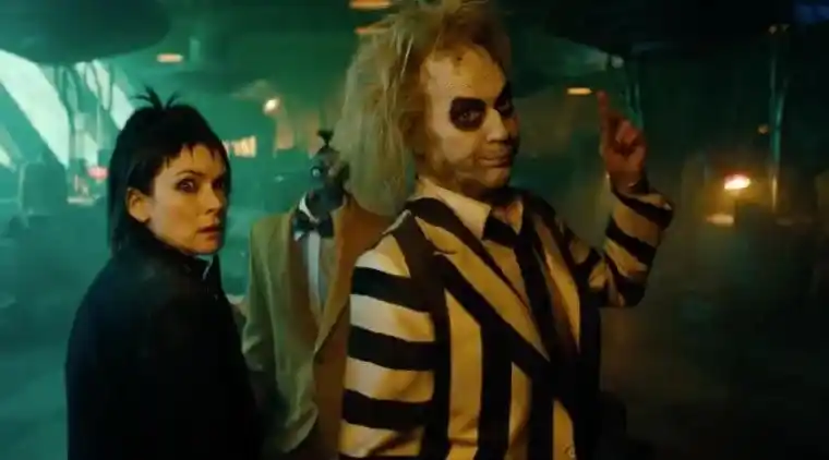 “Beetlejuice”. Con Michael Keaton y Winona Ryder