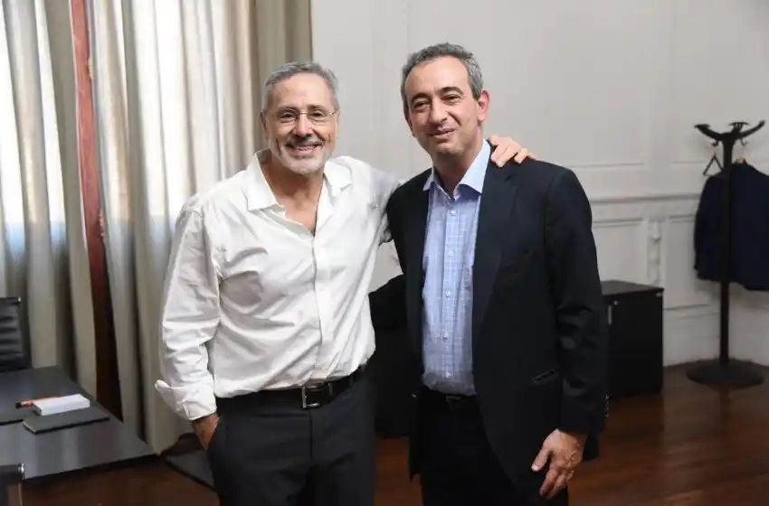 Saín con Javkin: “En materia de seguridad el gobierno local y el provincial deben ser uno solo”