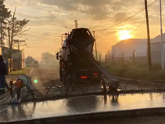 El Municipio inició una nueva etapa del plan de pavimentación