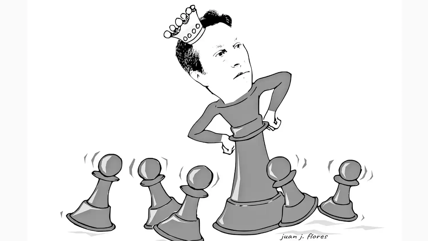 Un movimiento de ajedrez