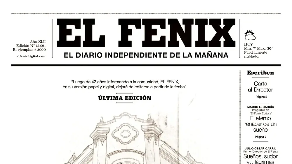 El diario El Fénix de Benito Juárez deja de editarse en papel