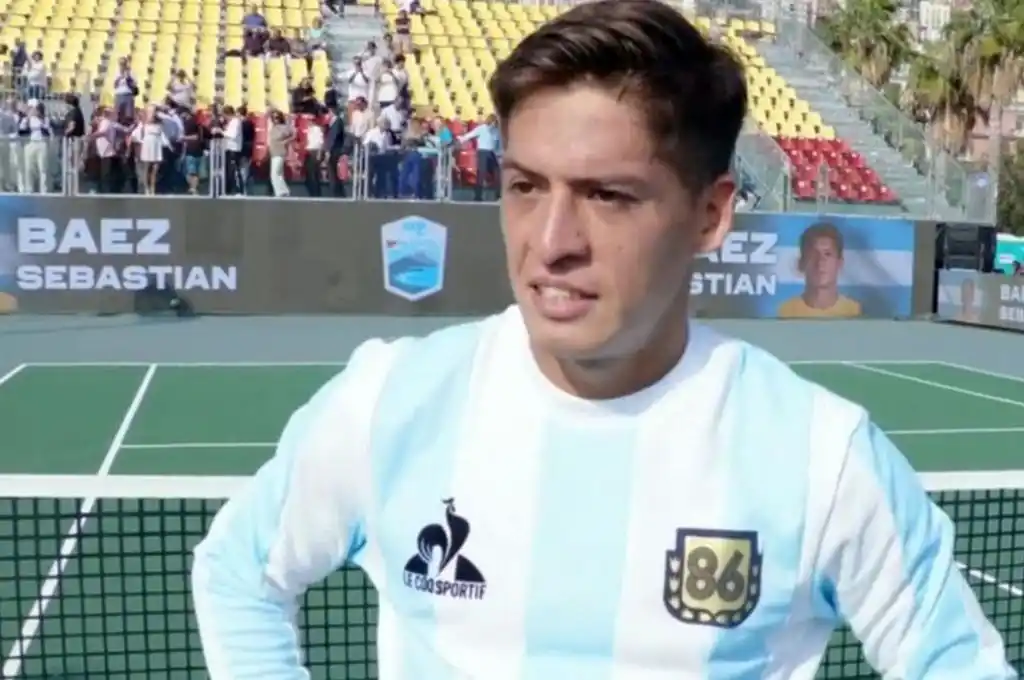 Sebastián Báez pasó a octavos de final del ATP 250 de Nápoles