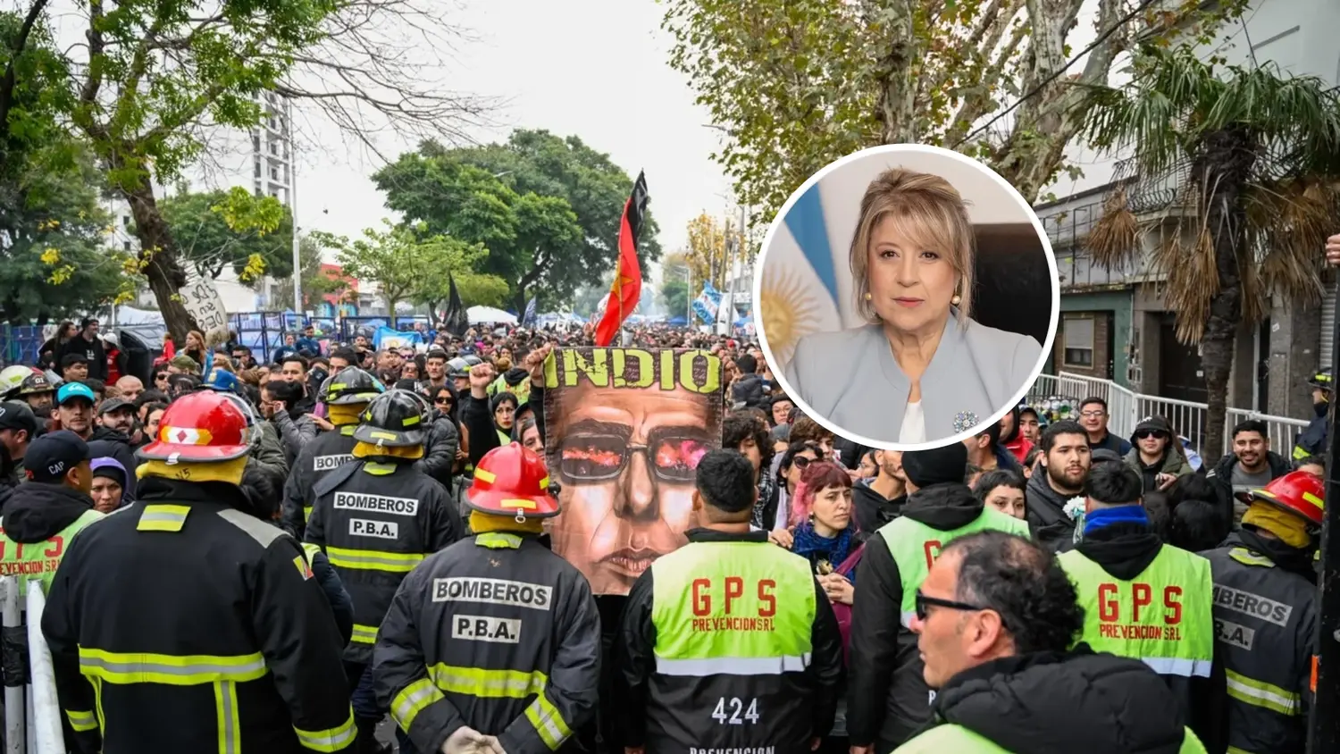Monteoliva elogió el operativo bonaerense para la despedida del Indio y explicó por qué no fue en el Congreso