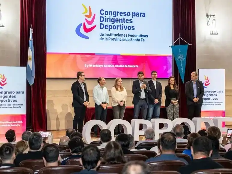 Se realizó con éxito el I Congreso de Dirigentes Deportivos en Santa Fe.