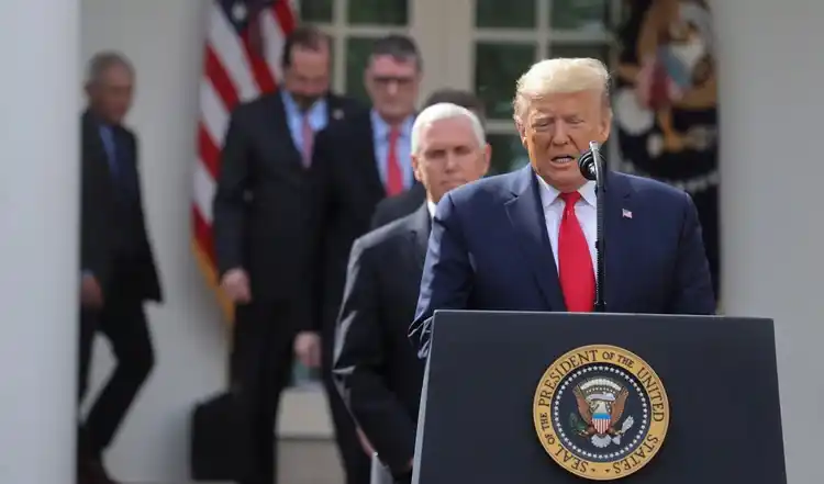 Trump declaró la emergencia nacional y anunció que seguirá el método de Corea del Sur por el coronavirus