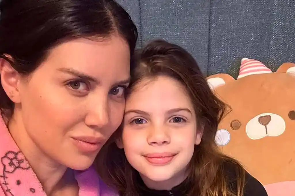 Wanda Nara y su hija Francesca