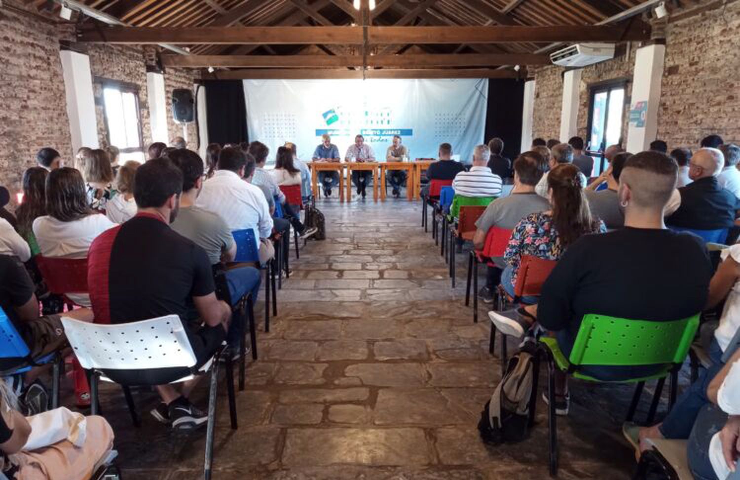 Plenario. Marini reunió a todos sus funcionarios