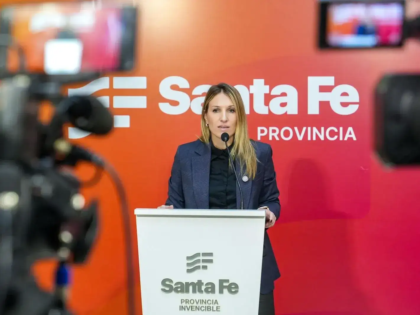 Vocera del gobierno de Santa Fe, Virginia Coudannes.