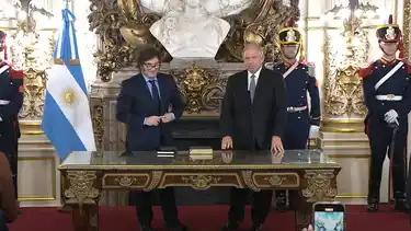 El nuevo canciller Gerardo Werthein juró ante Javier Milei en Casa Rosada