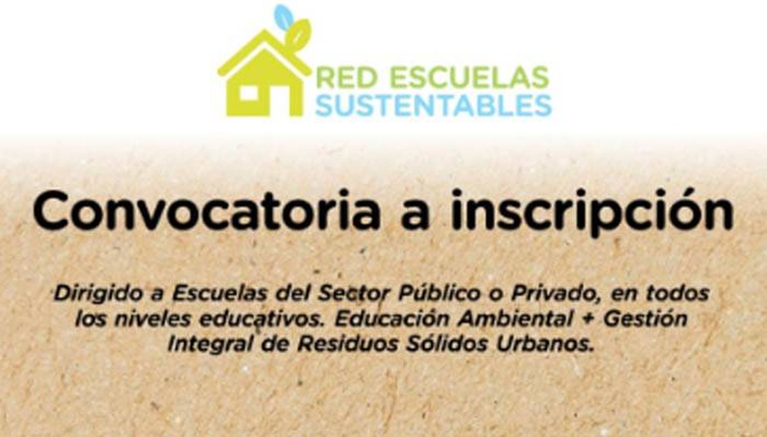 PROGRAMA RED DE ESCUELAS SUSTENTABLES