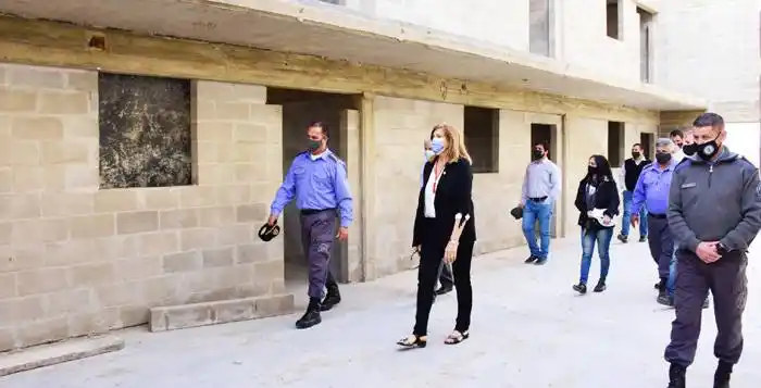 Avanzan las obras  de ampliación en unidades  penales de la provincia