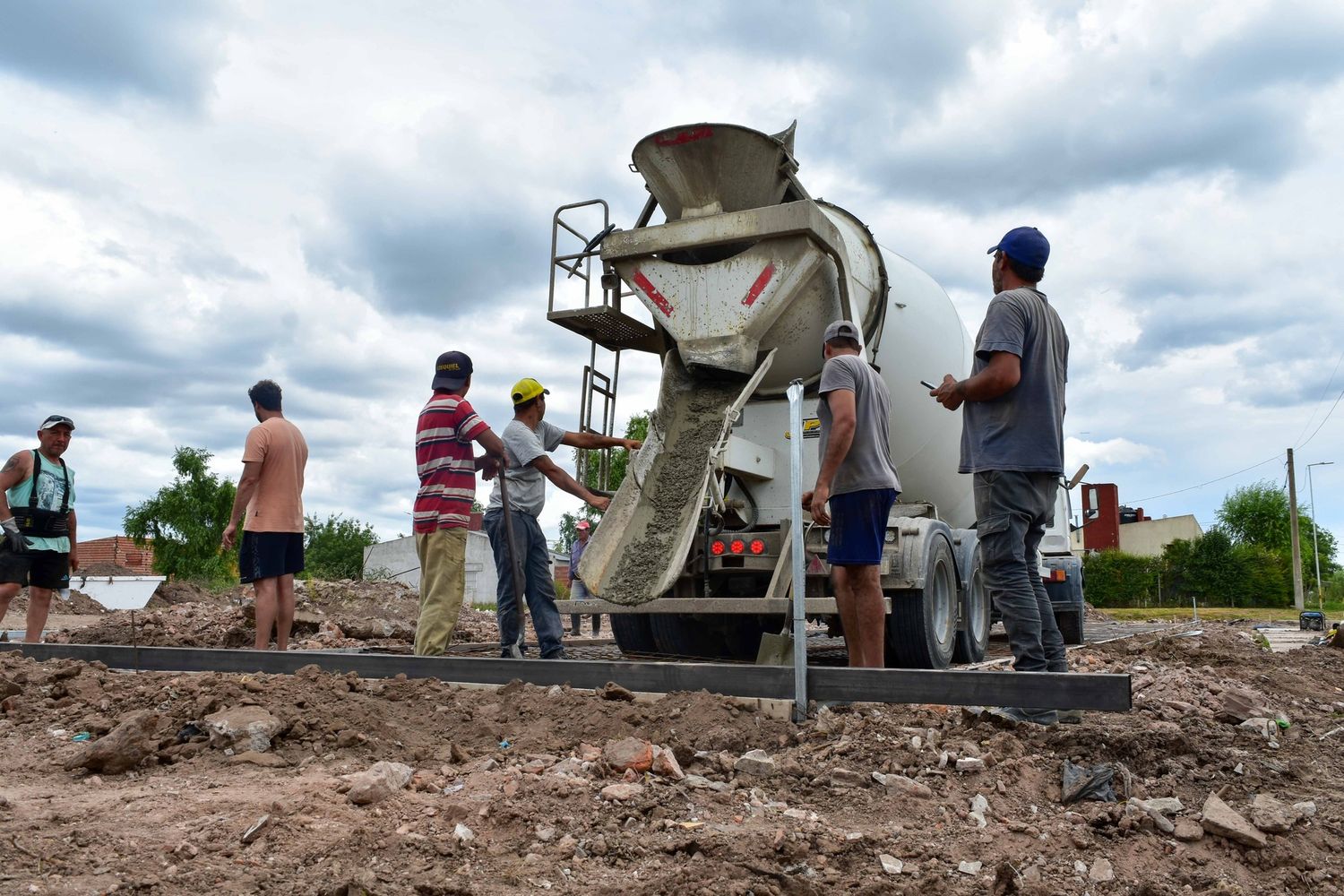 La obra de los nuevos Playones Multideportivos avanza a buen ritmo