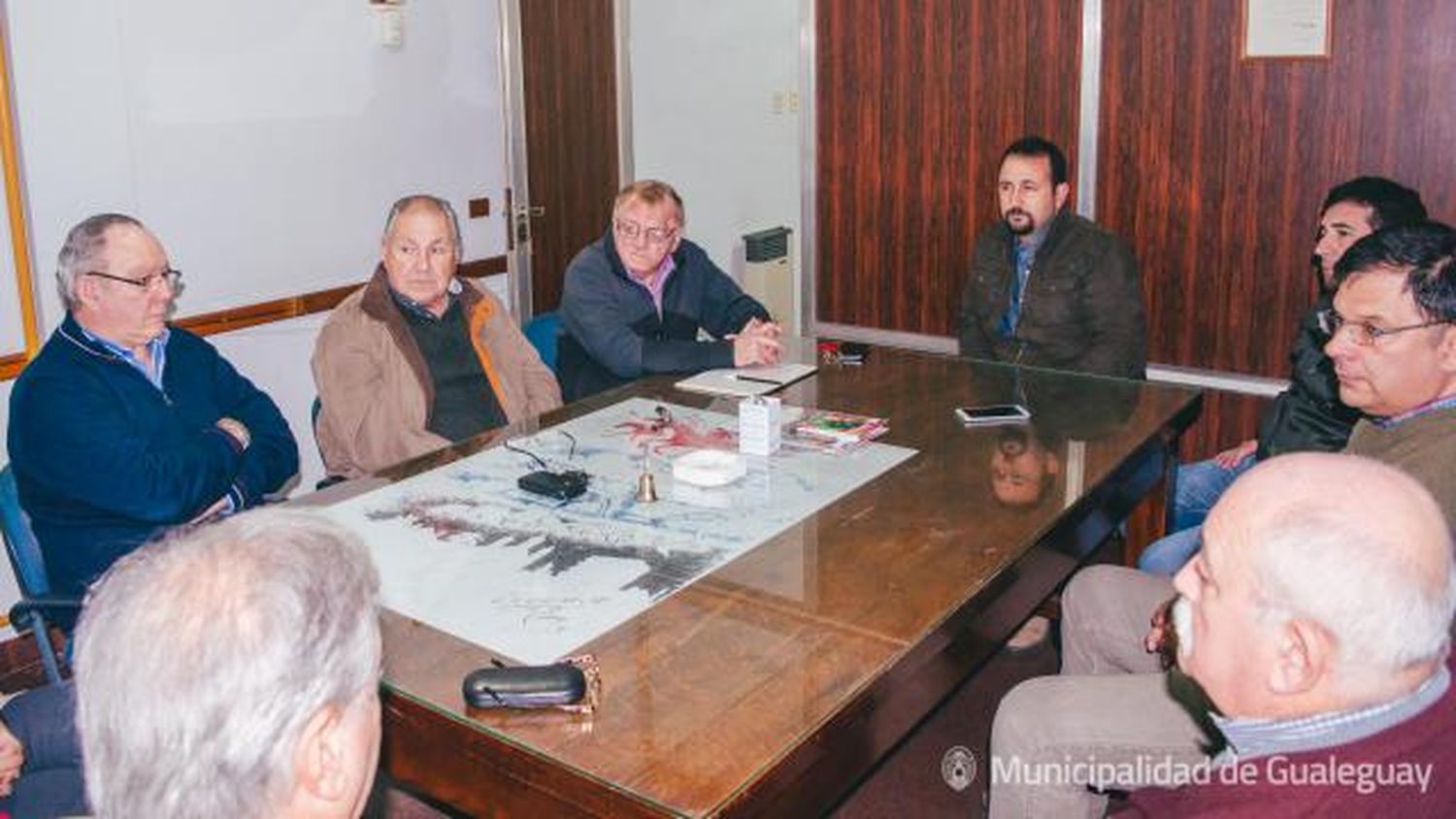 Bogdan se reunió por el tema seguridad