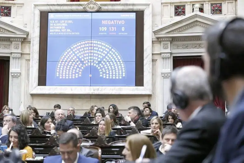 Diputados: la oposición logró dar media 
sanción a la reforma de la Ley de Alquileres
